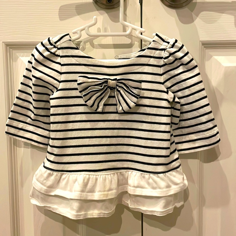Janie and Jack 12-18 months shirt with one small stain.  SFPF